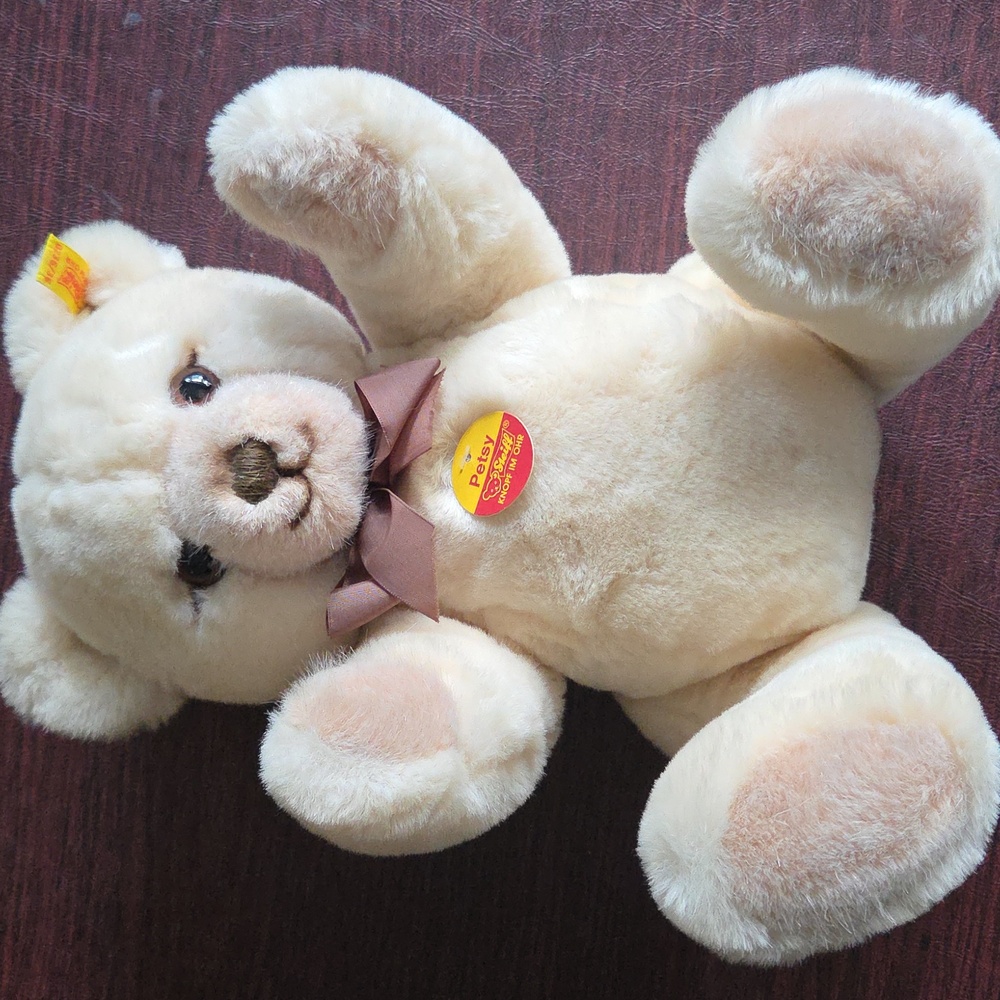 Steiff Vintage "Petsy" Jointed Teddy Bear 0235/35 Ear Tag - Picture 2 of 7